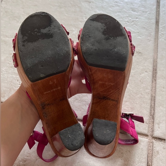 Aldo Vintage Chunky Wooden Heel - Picture 5 of 5